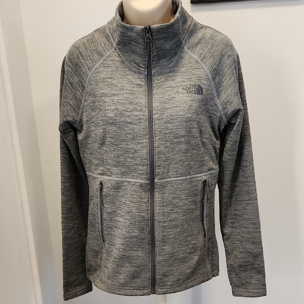 The North Face Gray Full-Zip Jacket